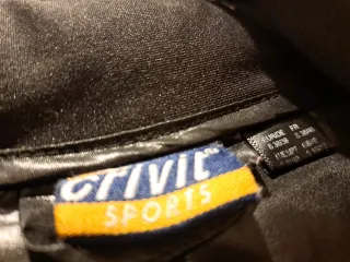 Chaqueta acolchada negra