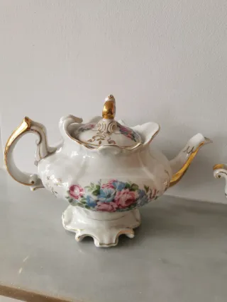 Juego de café porcelana Santa Clara