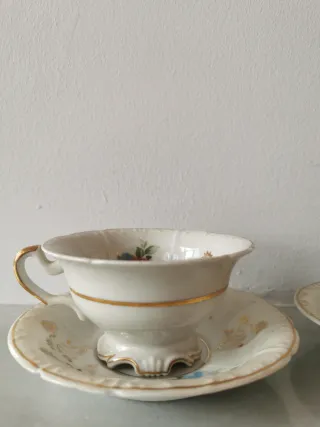 Juego de café porcelana Santa Clara