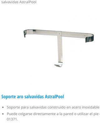 Soporte Aro Salvavidas AstralPool