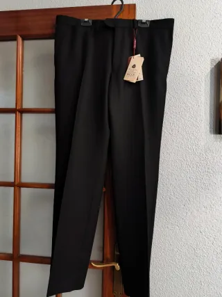 Pantalón de vestir caballero negro