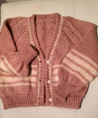 Chaqueta tejida niña 4 años