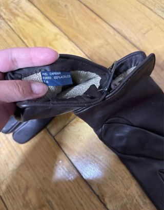 Guantes de piel caprina