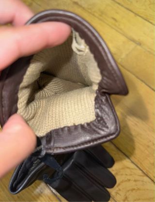 Guantes de piel caprina