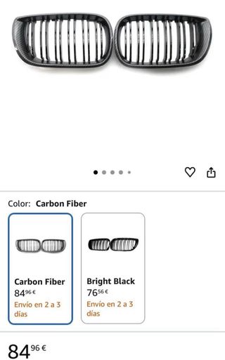 Parrillas BMW E46 4 Puertas Carbono (NUEVAS)