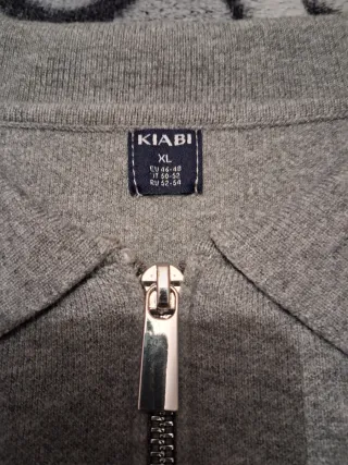 Chaqueta gris lana Kiabi