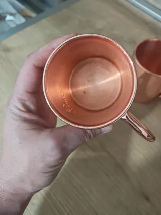 Set 2 Bicchieri Rame Schweppes nuovi non usato