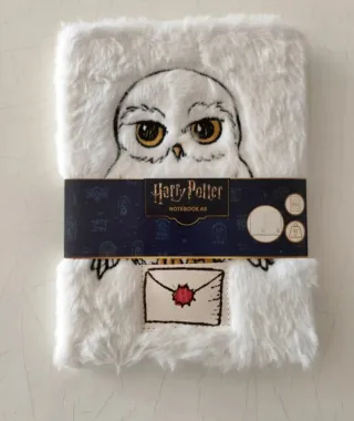 Libreta Harry Potter Peluche Hedwig A5