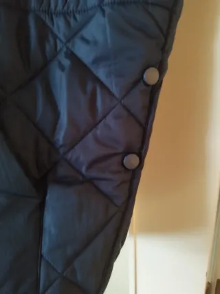 Chaleco acolchado azul talla XXL