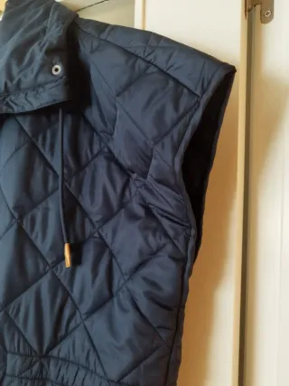 Chaleco acolchado azul talla XXL