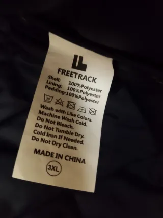 Chaleco acolchado azul talla XXL