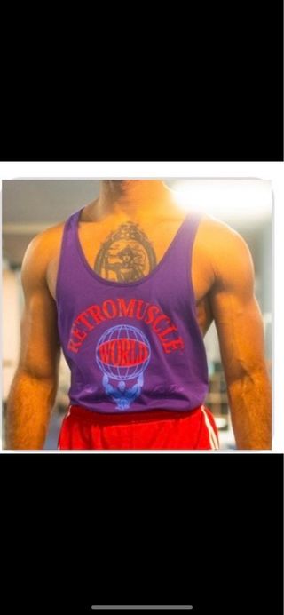 Camiseta Tirantes Gym Retro Muscle Nueva