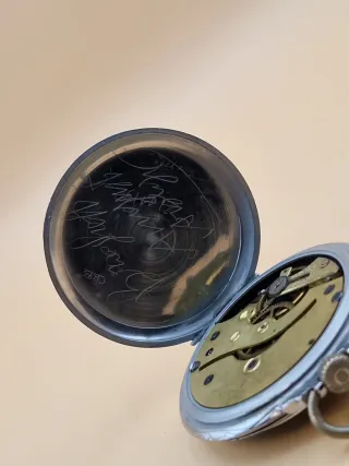 Orologio da tasca vintage BEDBY Argento