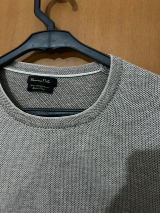 Camisola Homem Massimo Dutti Cinza