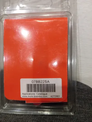 Pastillas Freno Sinterizadas Brembo 07BB22SA