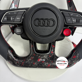 Volante Audi RS – Carbono Rojo Con Pantalla LED