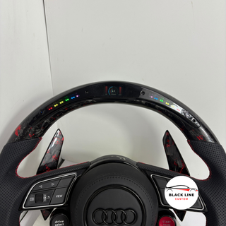 Volante Audi RS – Carbono Rojo Con Pantalla LED
