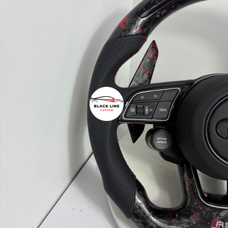 Volante Audi RS – Carbono Rojo Con Pantalla LED