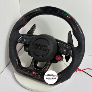 Volante Audi RS – Carbono Rojo Con Pantalla LED