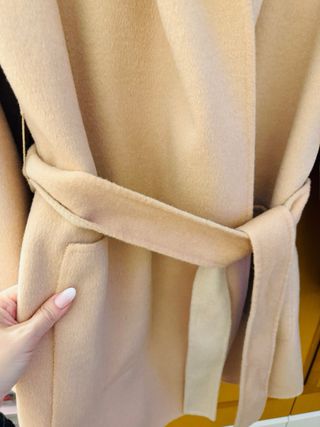 Abrigo lana reversible Laserre Beige/Nude