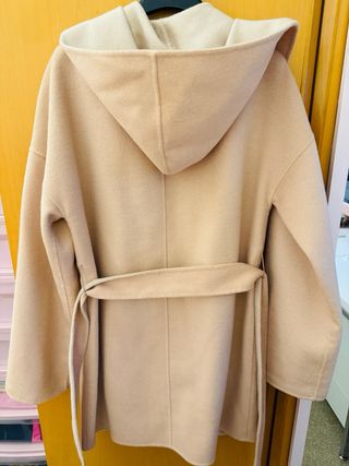 Abrigo lana reversible Laserre Beige/Nude