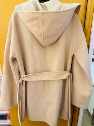 Abrigo lana reversible Laserre Beige/Nude