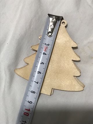 Adornos Árboles Navidad Madera