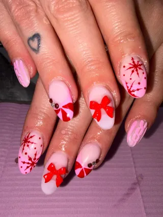 Uñas Navideñas Decoradas