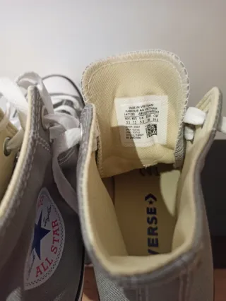 Converse All Star Grises T. 38