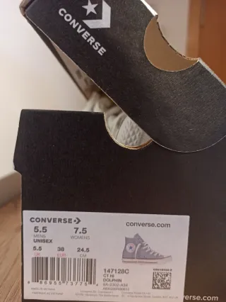 Converse All Star Grises T. 38