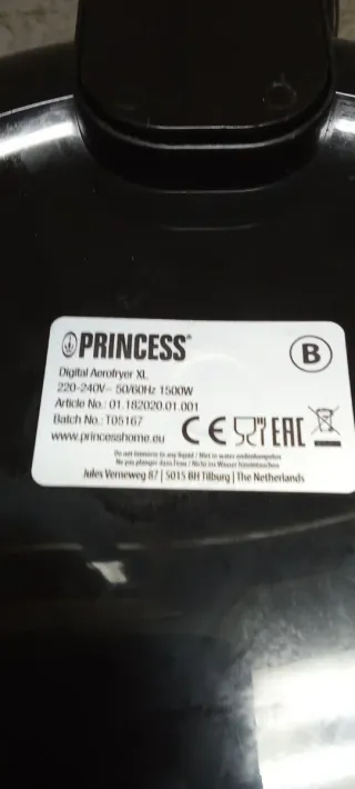 Freidora de aire Princess