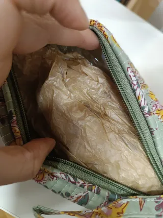 Neceser estampado floral cierre tienda