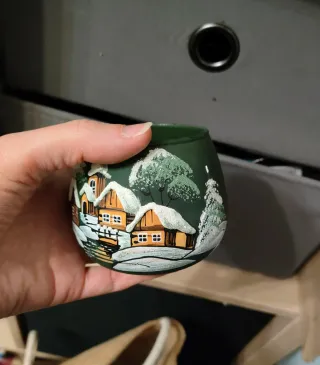 Figuras Navidad Muñeco Nieve y Portavelas