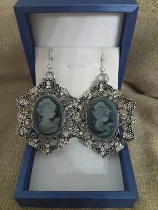 Parure cammeo stile retrò sconto 50%