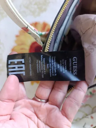 Bolso Guess auténtico floral con bandolera