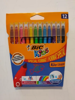 Rotuladores BIC Kids 12 Colores