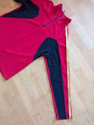 Polar delgado rojo y negro