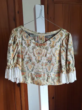 Corpiño y tela fallera multicolor