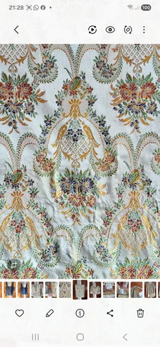 Corpiño y tela fallera multicolor