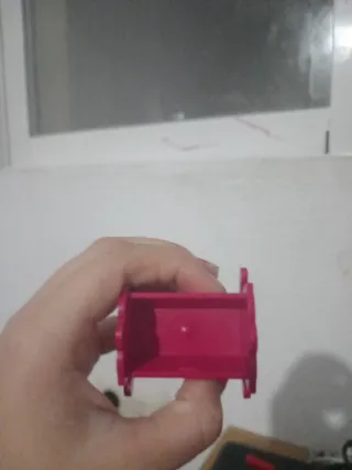 Cuna bebé Playmobil rosa