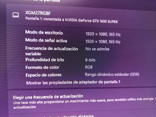 Monitor Keep Out 27´´ 165Hz RGB