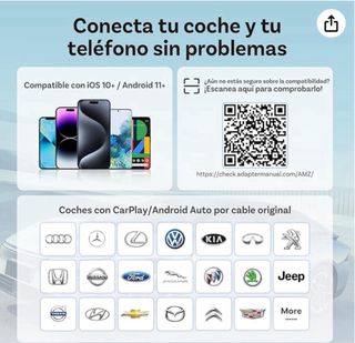 OTTOCAST Mini Slim USB-C CarPlay Android Auto