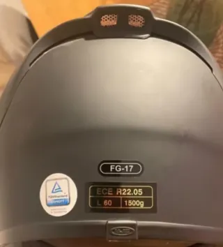 Casco HJC Negro Mate Integral talla L seminuevo12