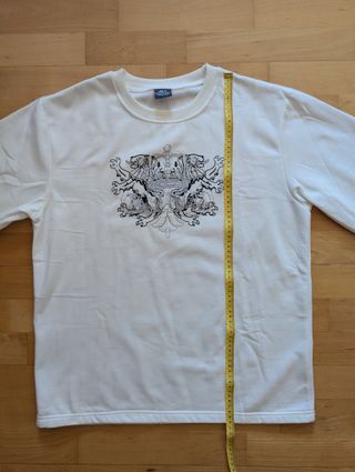 Sudadera blanca forrada