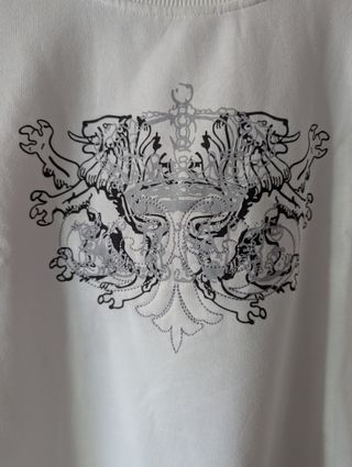 Sudadera blanca forrada