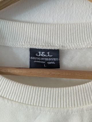 Sudadera blanca forrada