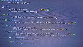 PC Gaming Ryzen 5 2600 RX 480 8GB 16GB RAM 1TB M.2