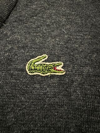 Chaleco Lacoste Gris Talla S Mujer