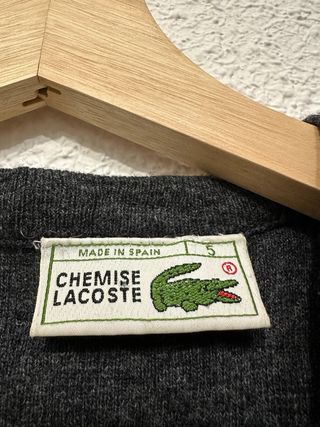 Chaleco Lacoste Gris Talla S Mujer