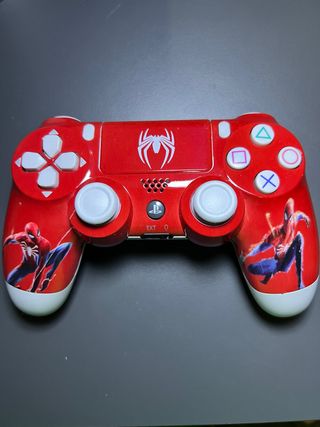 Controller PS4 Spider-Man Rosso